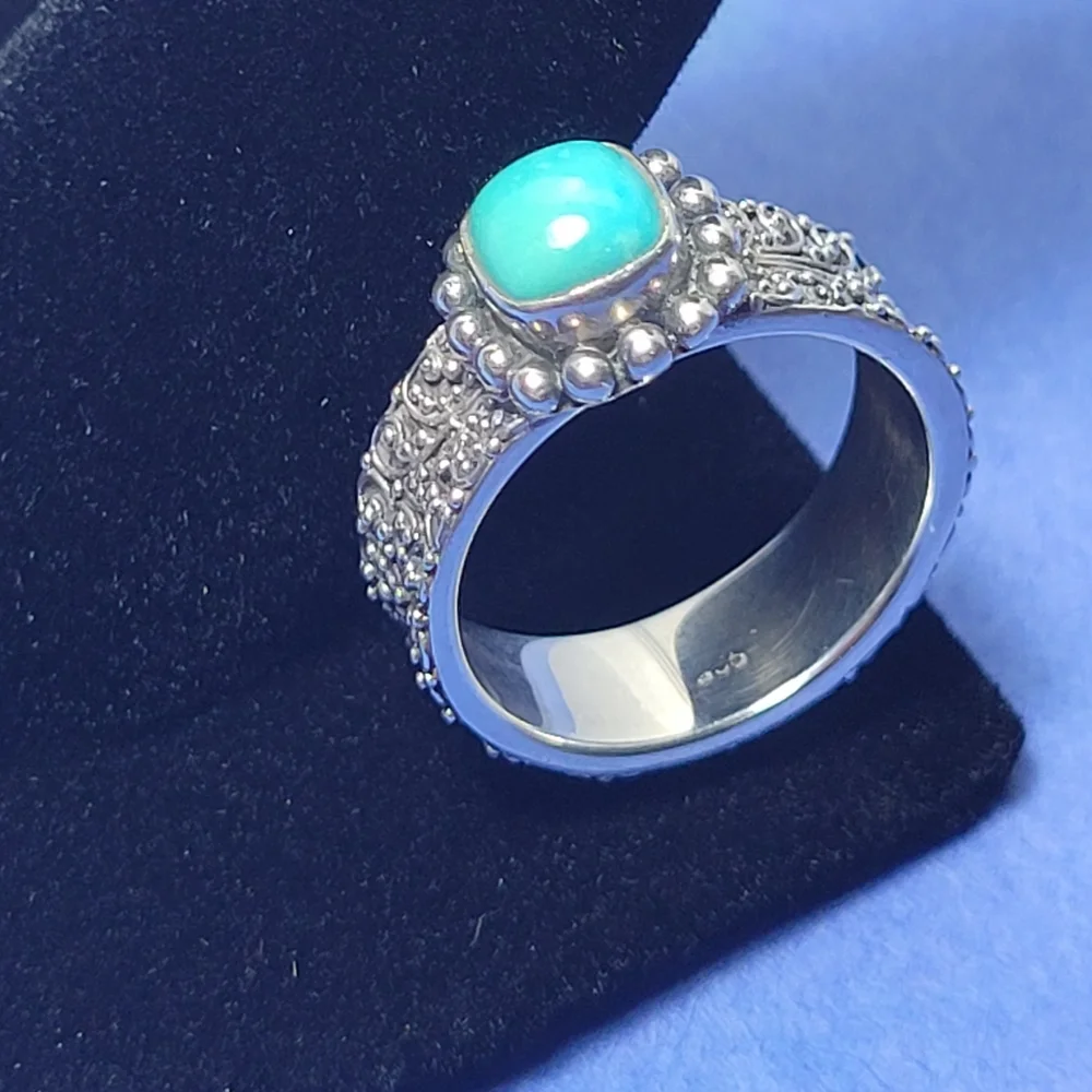 925-SILVER   VINTAGE RING SIZE 6 - Picture 9 of 16